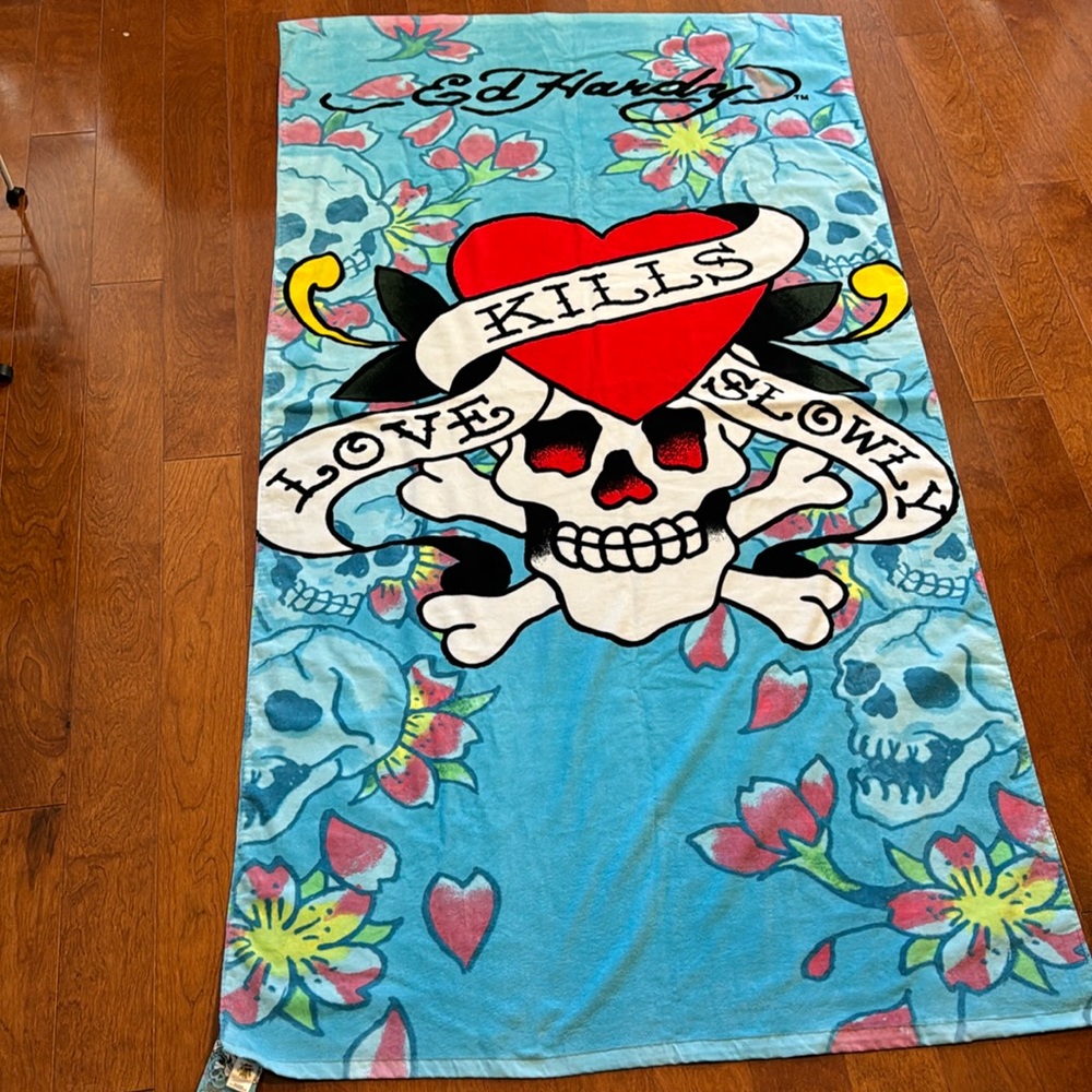 Ed Hardy Beach towel
